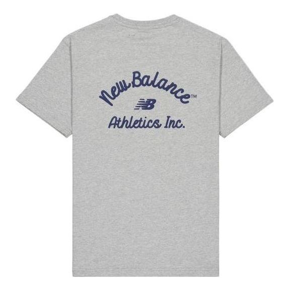 New Balance Athletics Back Print T-shirt 'Grey' AMT42323-GHM