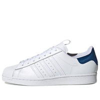 adidas originals Superstar Retro Low Top Skate Shoes Unisex White Blue FW2852