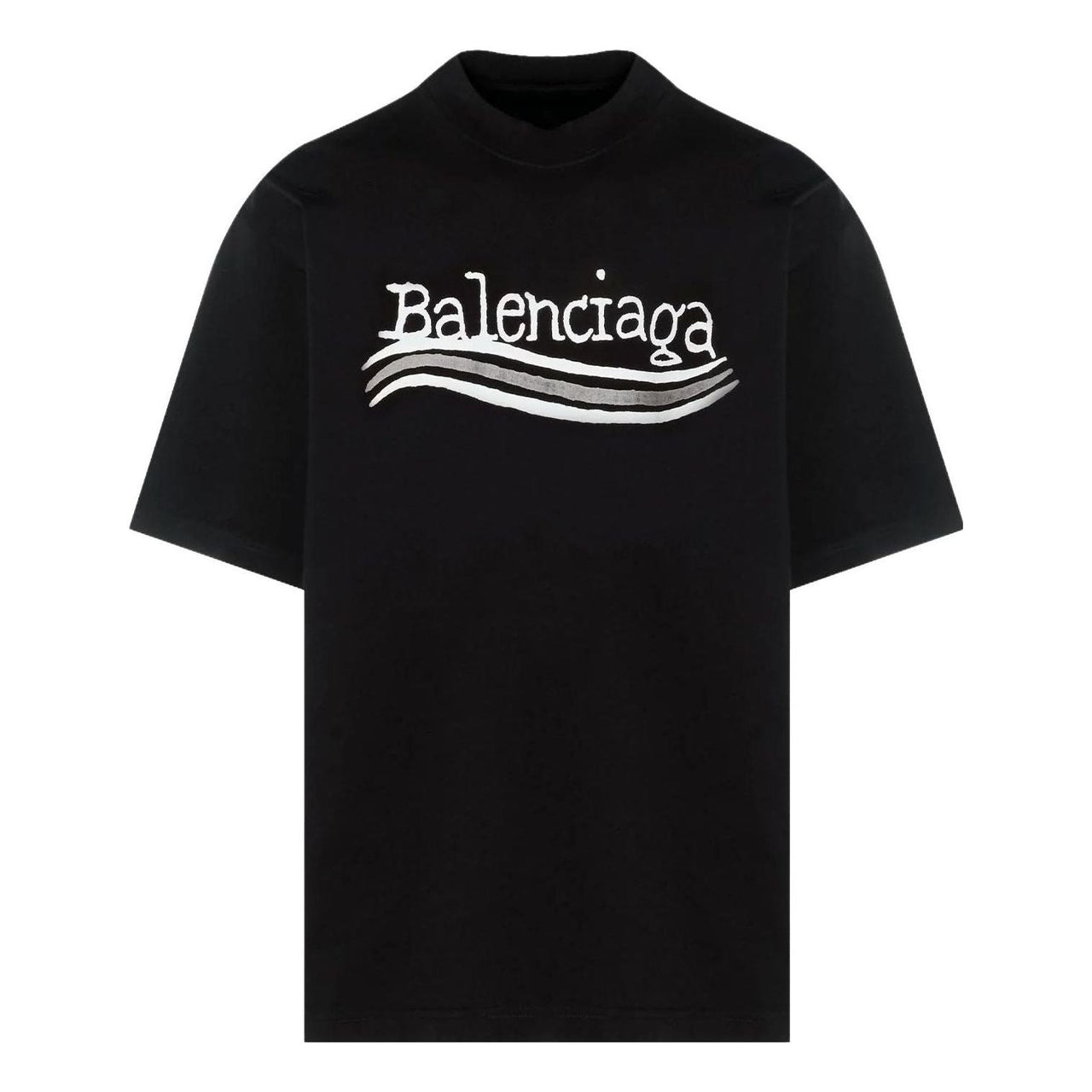 Balenciaga Hand-Drawn Balenciaga T-Shirt 'Black' 641675TNVE71197