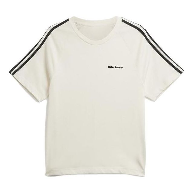 adidas x Wales Bonner T-Shirt Asia Sizing 'White Black' IT9788