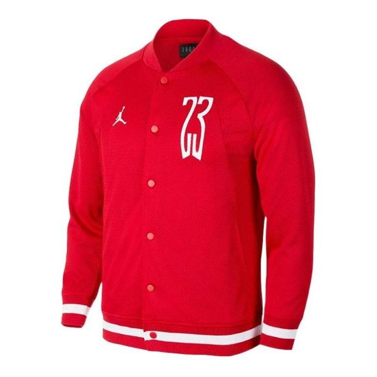 Air Jordan 14 Retro Last Shot Mesh Bomber Jacket 'Red White' AQ0617-687