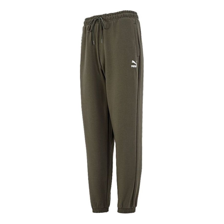 PUMA Classics Small Logo Trousers 'Olivegreen' 533118-44