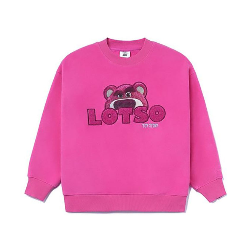 (WMNS) Li-Ning x Disney Toy Story Lotso Graphic Sweatshirt 'Pink' AWDR758-1