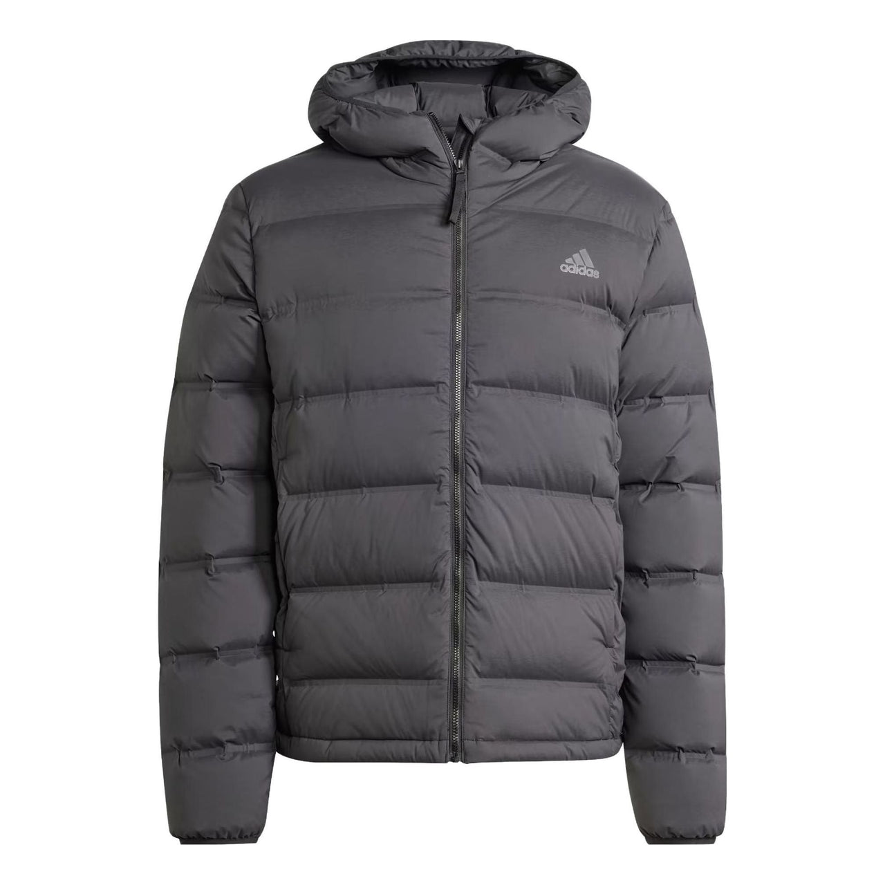 adidas Helionic Stretch Hooded Down Jacket 'Black' IK3174