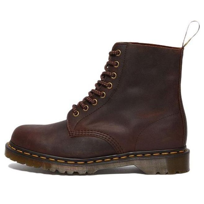 Dr. Martens 1460 Pascal Waxed Full Grain Leather Lace Up Boots 'Chestnut ' 30670294
