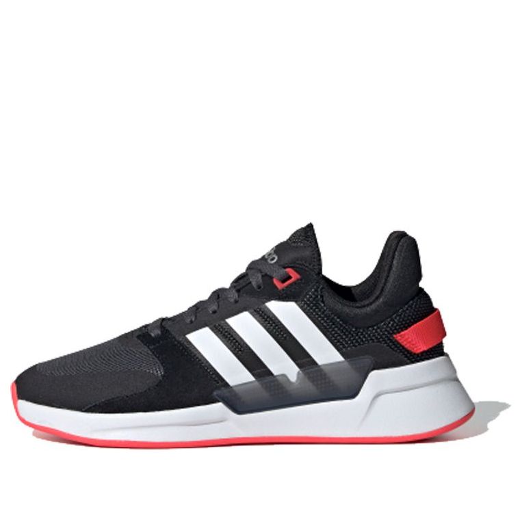 (WMNS) adidas neo RUN90S Sports Casual Shoes 'Black White Red' EG8658