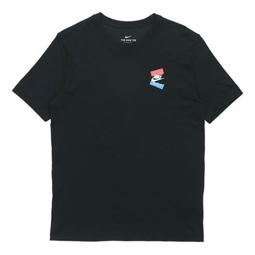 Nike Sportswear NSW Logo Round Neck Short Sleeve Black BV7512-010