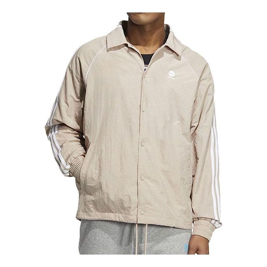 adidas Basketball Jacket 'Beige' IA6789