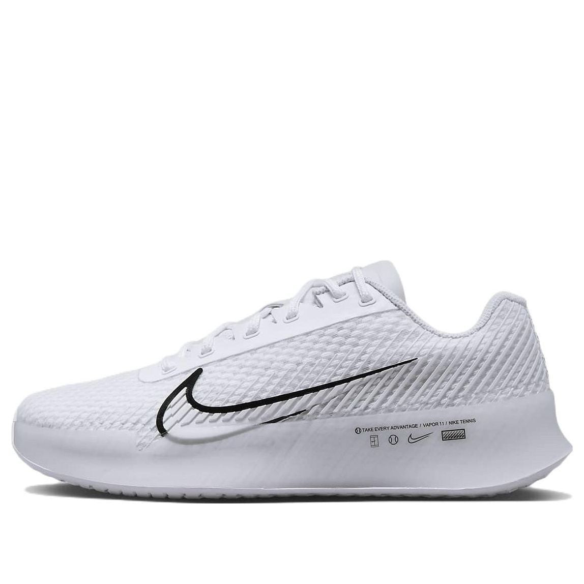 (WMNS) Nike Court Air Zoom Vapor 11 'White Black' DR6965-100