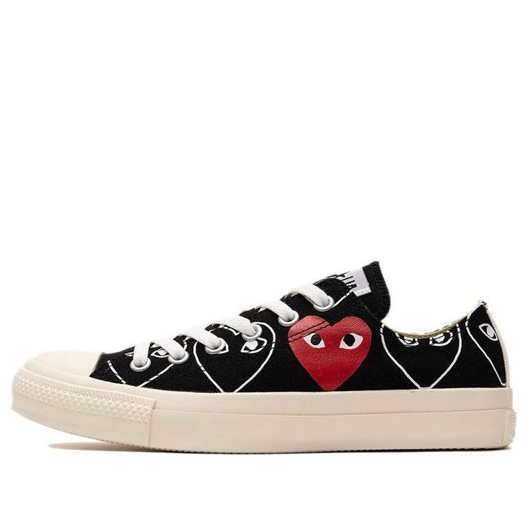 CDG x Converse Chuck Taylor All Star Multi-Heart Black/White/Red 168983C