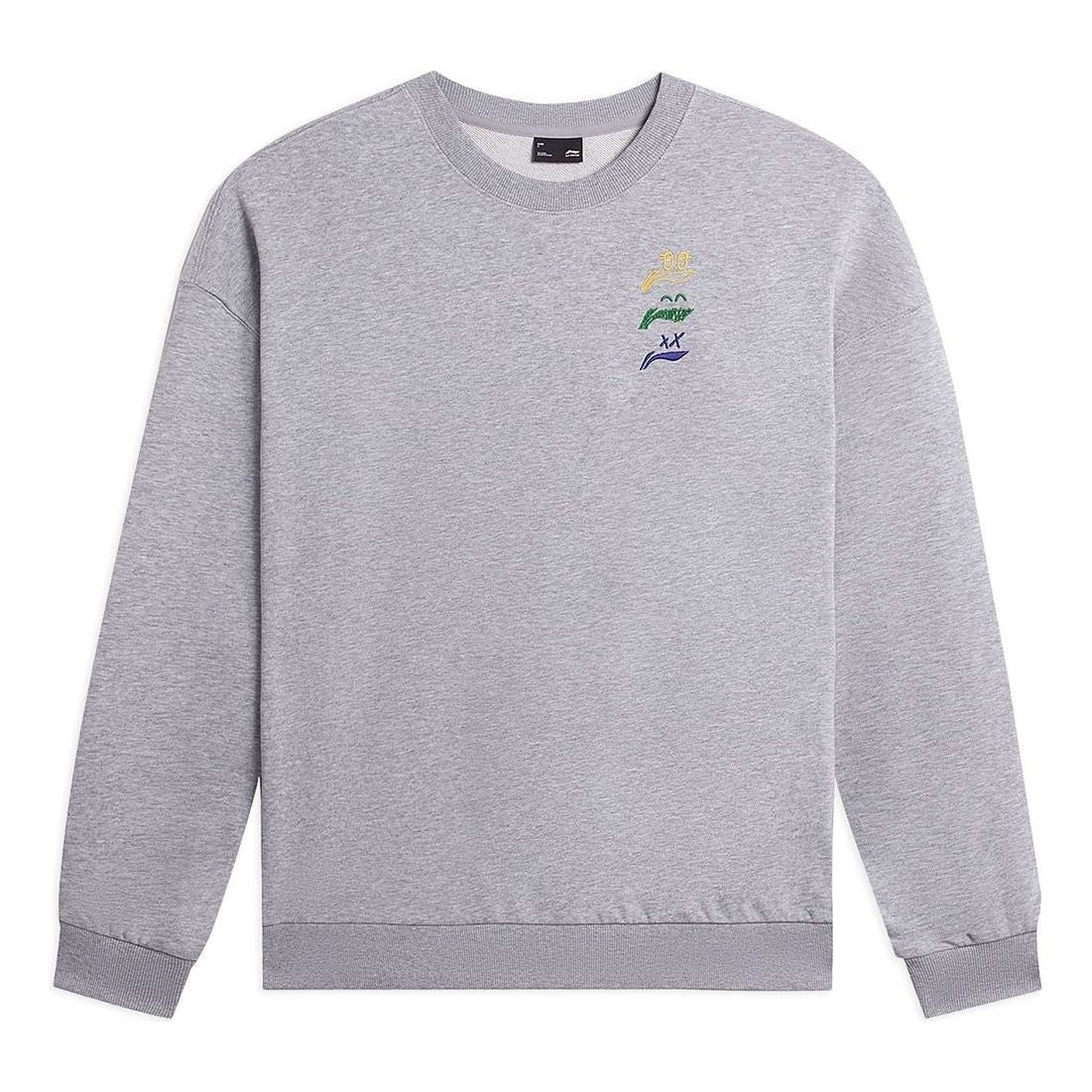 Li-Ning Anything Is Possible Graphic Sweatshirt 'Grey' AWDSF71-11