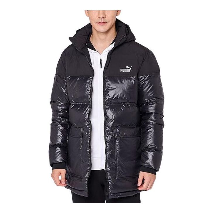 PUMA Logo Down Jacket 'Black' 534508-01