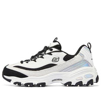 (WMNS) Skechers DLITES 1.0 'Black White Blue' 896148-BKW