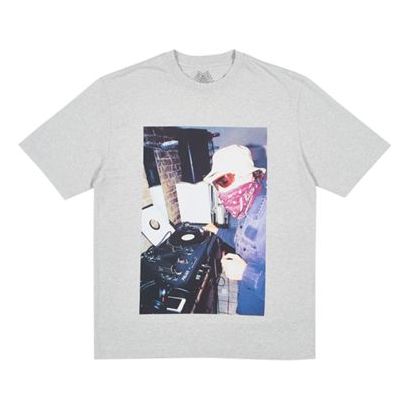 PALACE Mixer Grey Marl DJ Character Short Sleeve Unisex Gray P15TS019