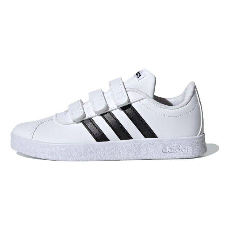 (PS) adidas VL Court 2.0 'White Black' DB1837