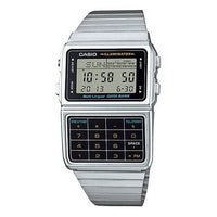 CASIO Quartz Waterproof Analog Mens Silver Digital DBC-611-1