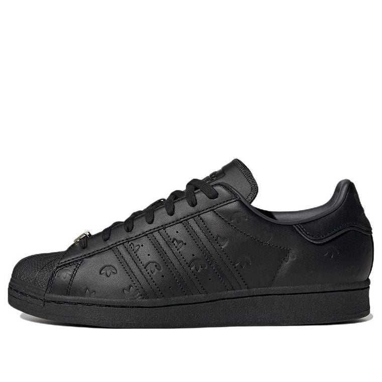 adidas Superstar 'Allover Debossed Trefoils - Black' GY0026