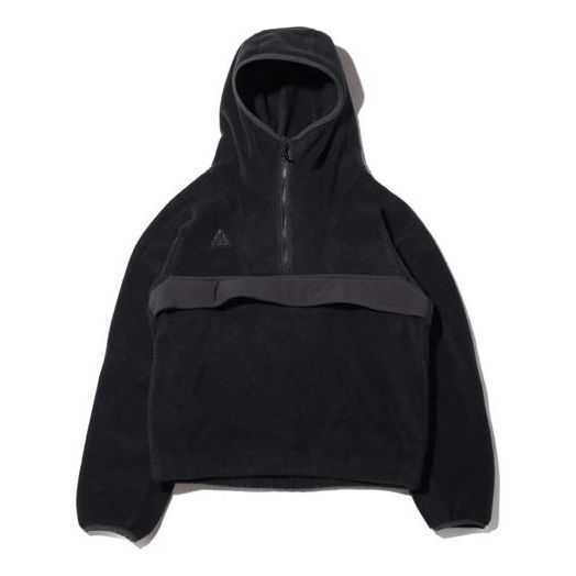 (WMNS) Nike ACG Half Zipper Fleece Pullover 'Black Anthracite' CU4115-010