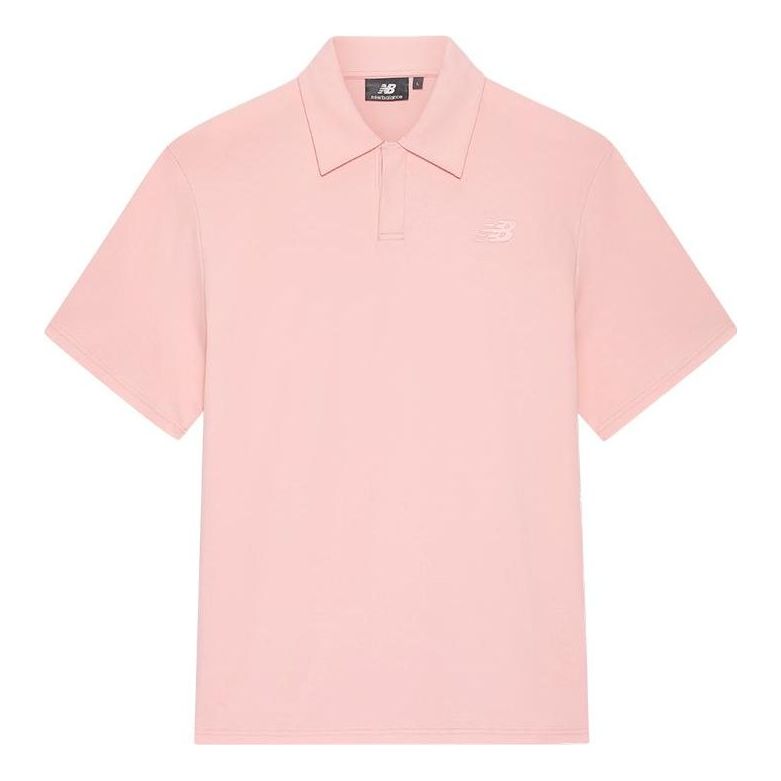 New Balance x Nice Rice SS23 Polo T-Shirt 'Pink' 5FD27041-PK