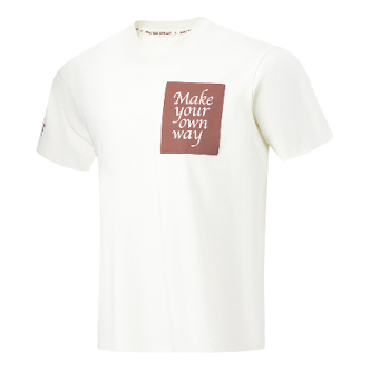 Li-Ning Way of Wade Hall of Fame 2023 T-Shirt 5 'White Beige' AHST939-3