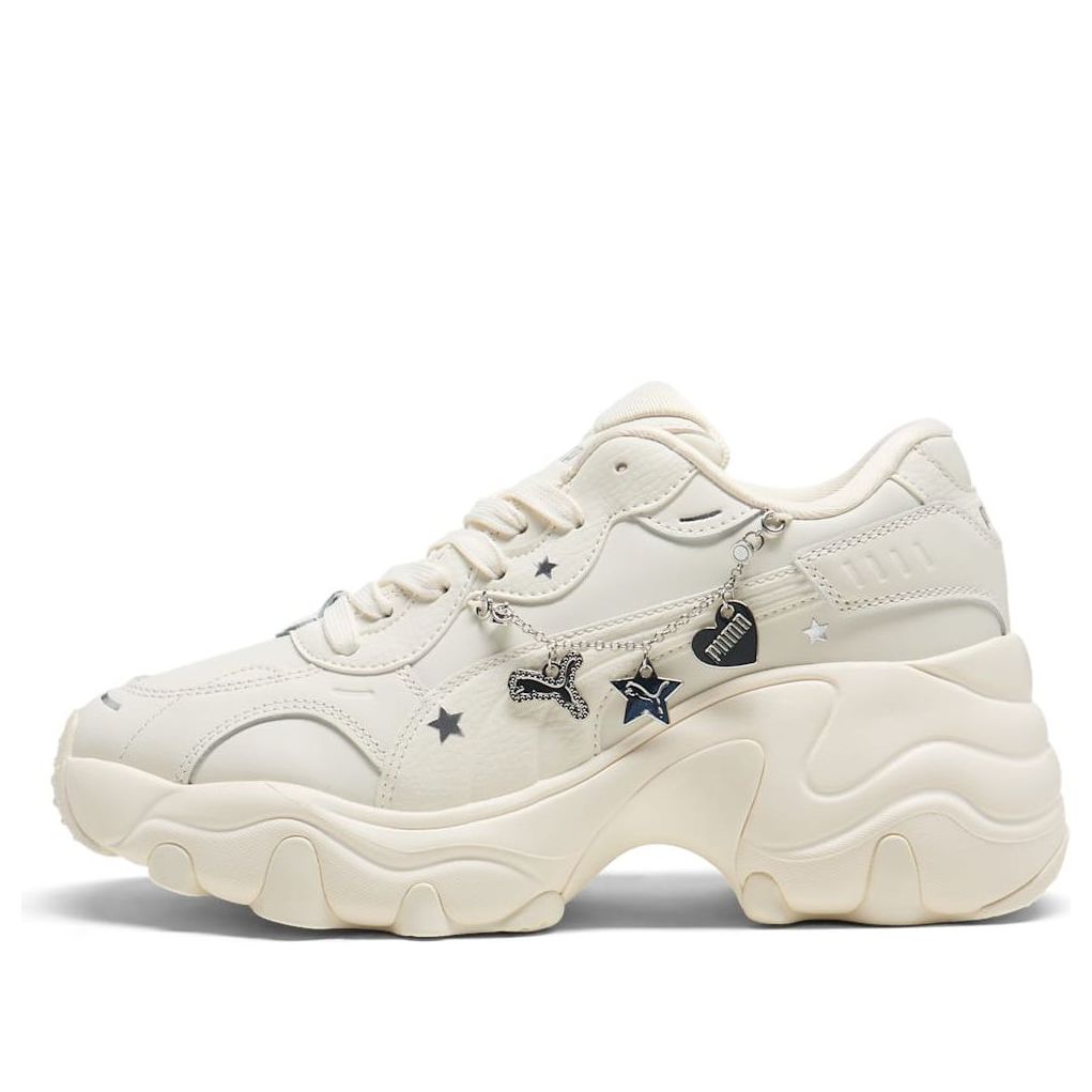 (WMNS) PUMA Pulsar Wedge 'Chain White' 400491-01
