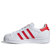 (GS) adidas Superstar J 'White Vivid Red' FY2569