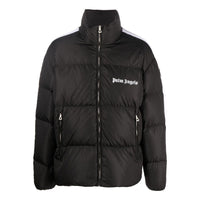 Palm Angels FW22 Classic Track Down Jacket 'Black White' PMED019F22FAB0011001