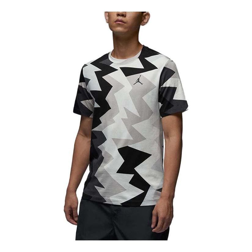 Air Jordan Jumpman All Over Print T-Shirt 'Black Grey' FB7356-010