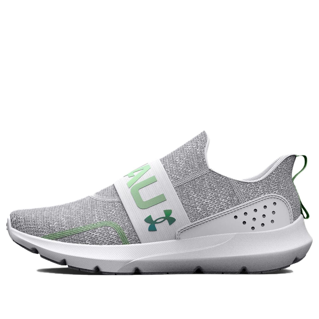 (WMNS) Under Armour Surge 3 Slip Running Shoes 'White Aqua Foam' 3026507-101