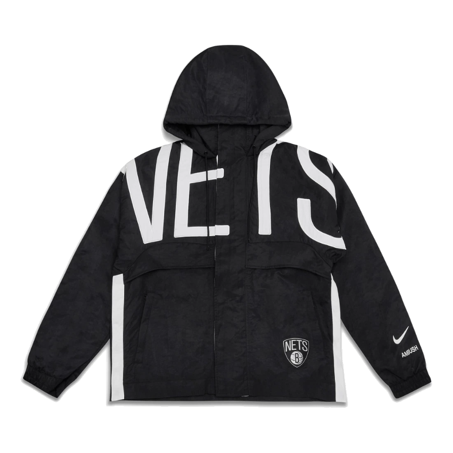 (WMNS) Nike x Ambush NBA Collection Nets Jacket Asia Sizing 'Black' DB9567-010