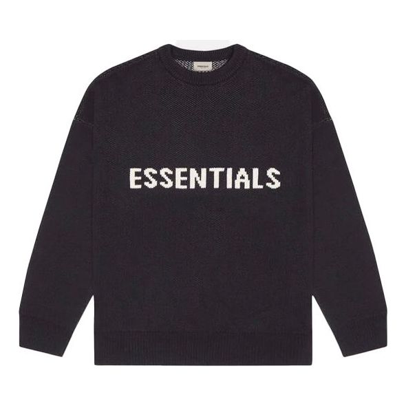 Fear of God Essentials FW20 Knit Sweater 'Black' 0192508520004001