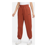 (WMNS) Nike Sportswear Phoenix Fleece High-Waisted Oversized Tracksuit Bottoms 'Rugged Orange' DQ5888-832