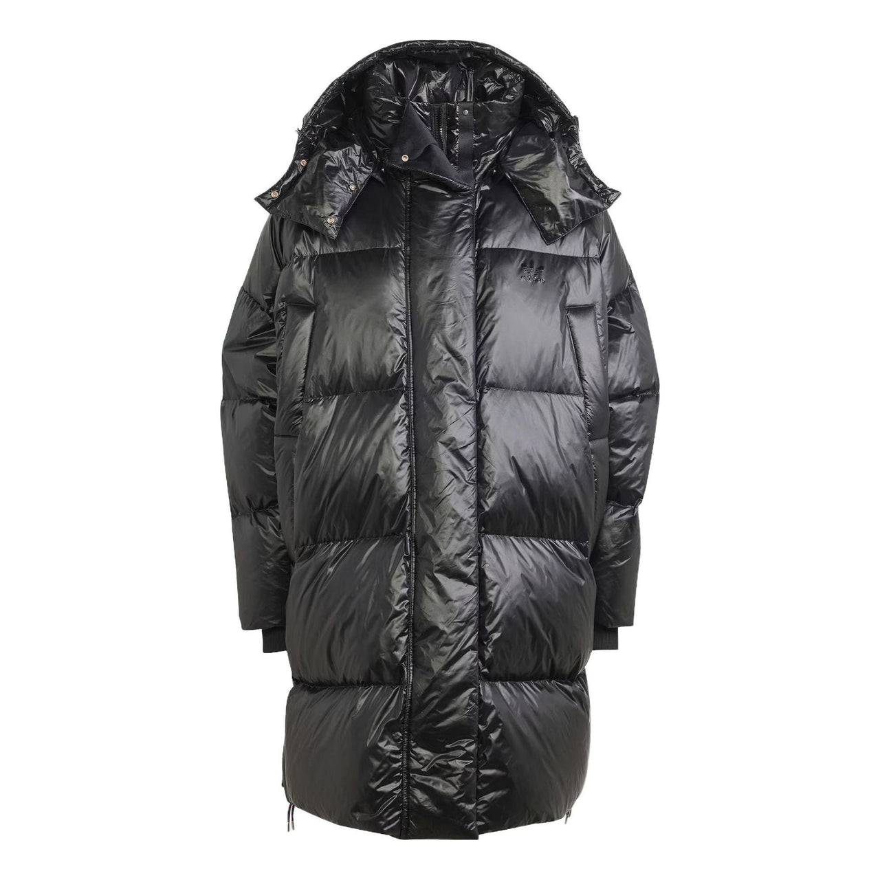 (WMNS) adidas Puffed Long Jacket 'Black' IR7119