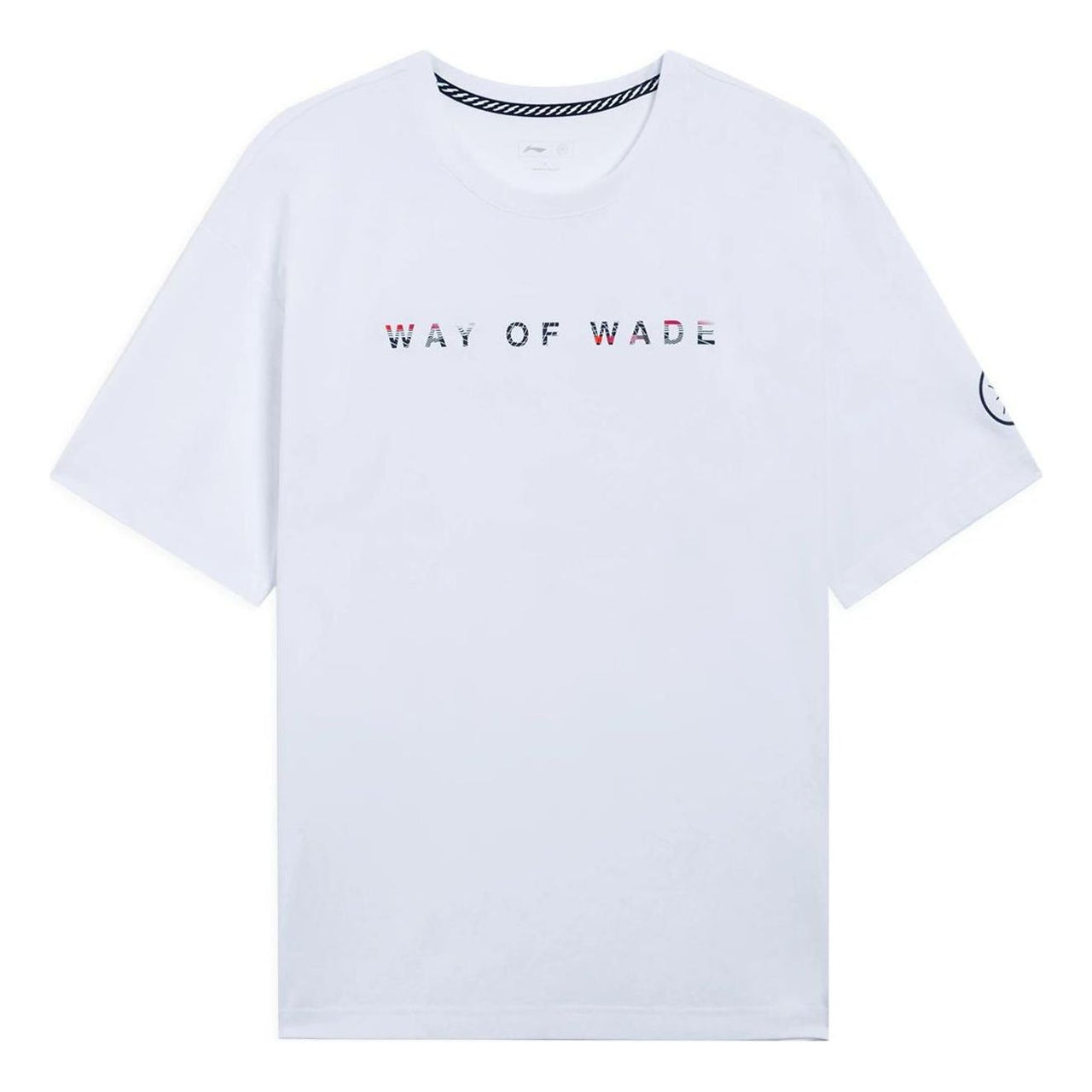 Li-Ning Way Of Wade Code Graphic T-shirt 'White' AHSS437-3