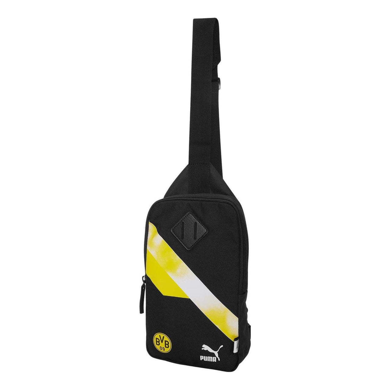 PUMA BVB Iconic Cross Body Bag 'Black Yellow' 07861502