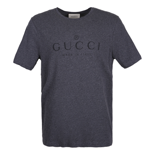 Gucci Logo Cotton T-Shirt 'Grey' 441685-X3A80-1200