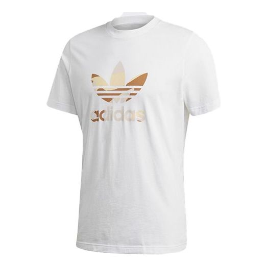 adidas Camouflage Trefoil Tee 'White' ED6960