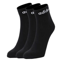 adidas neo Nc Ankle 3pp Logo Jacquard Sports Socks 3 Pairs Black GE6177
