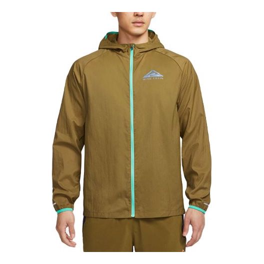 Nike Trail Aireez lightweight trail running jacket 'Olive Green' DX6884-368