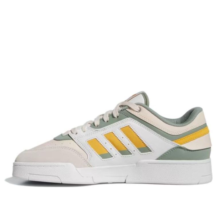 adidas Originals Drop Step Low Shoes 'Crystal White Yellow Silver Green' IF2610