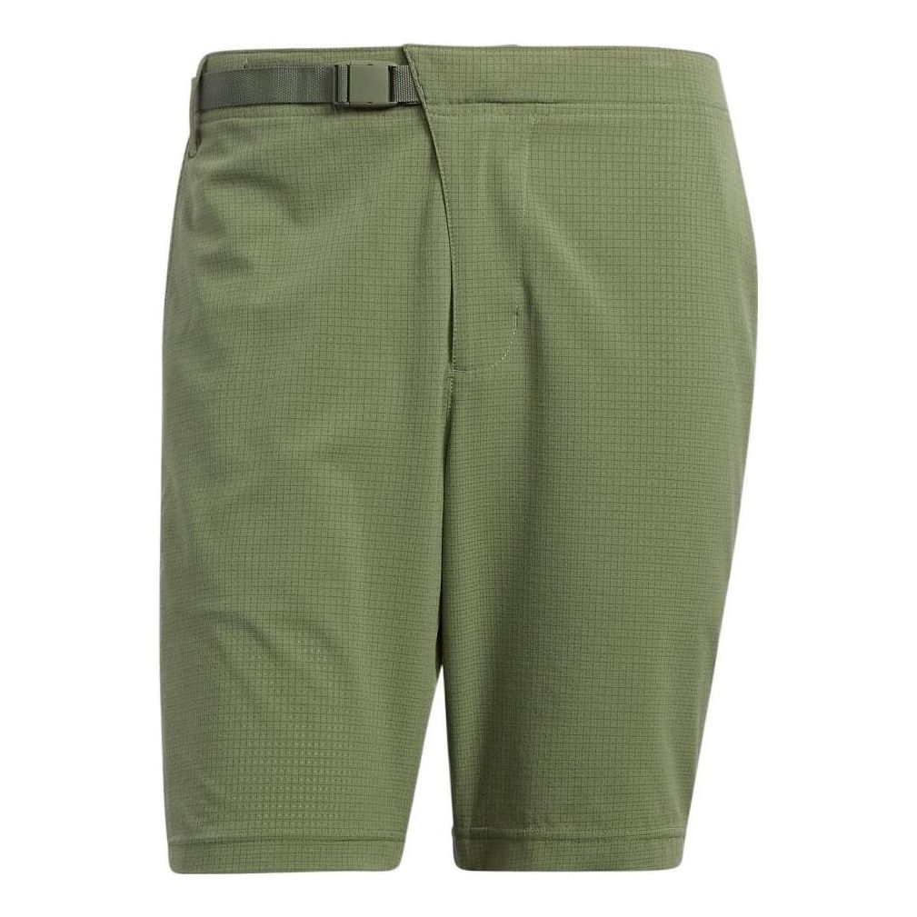 Men's adidas Printing Casual Green Straight Shorts HB6435