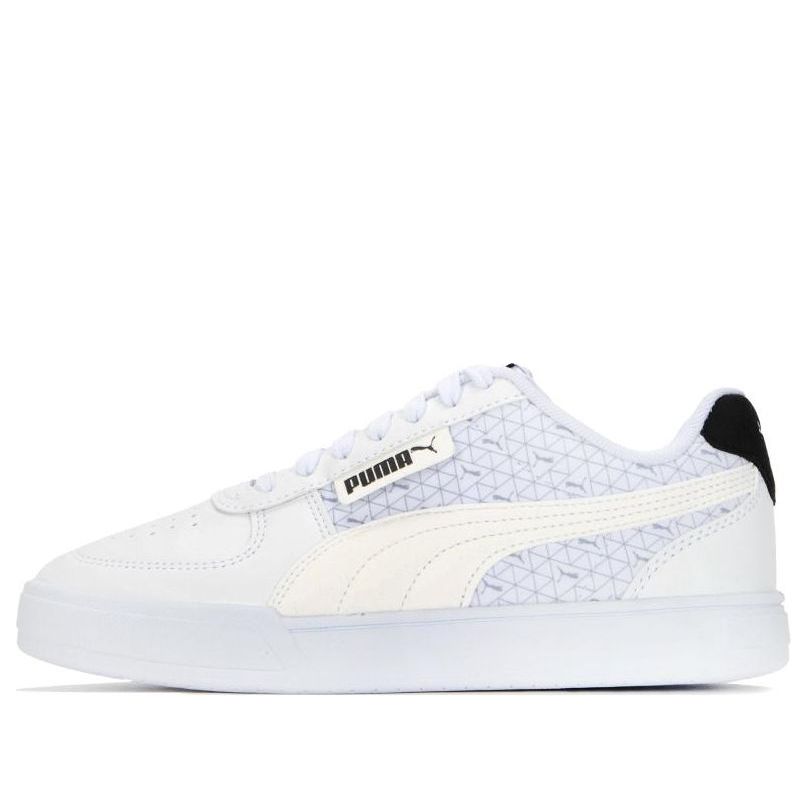 PUMA Caven Logo Power 'White Grey Black' 389330-01