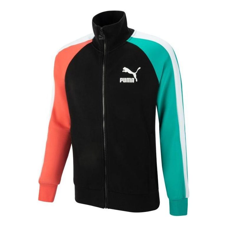 PUMA Iconic T7 Track Jacket DK 'Black Blue Red' 531377-94