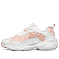 (WMNS) Skechers D lites Airy Sneakers White/Orange 88888359-WCRL