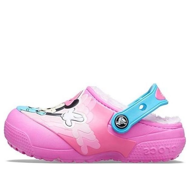 (GS) Crocs Fun Lab Disney Minnie Lined Clogs 'Pink Blue' 206554-6QQ