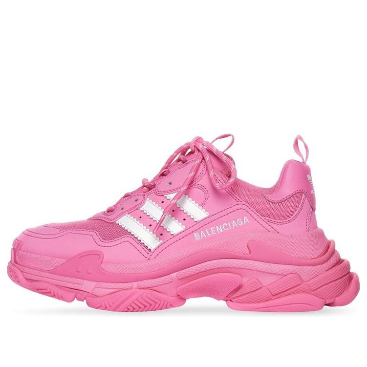 (WMNS) Balenciaga Triple S Sneaker x Adidas 'Neon Pink' 712764W2ZB65590