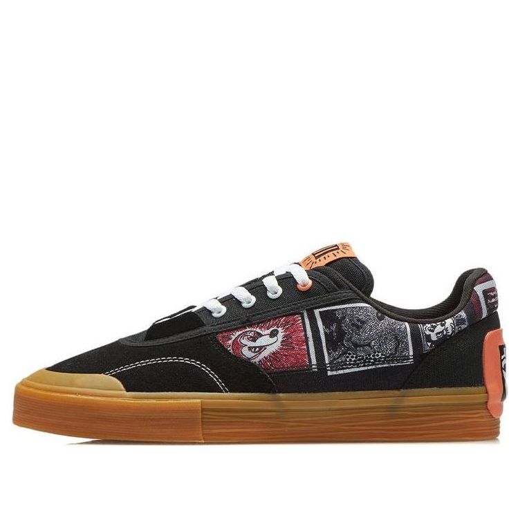Li-Ning x Keith Haring Disney Shoes 'Black Tan' AECR049-2