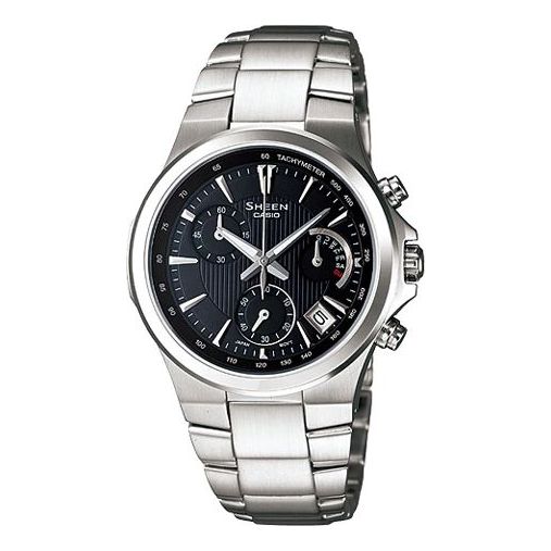 CASIO SHEEN Stainless Steel Strap Black Analog/Digital Combo SHE-5019D-1A