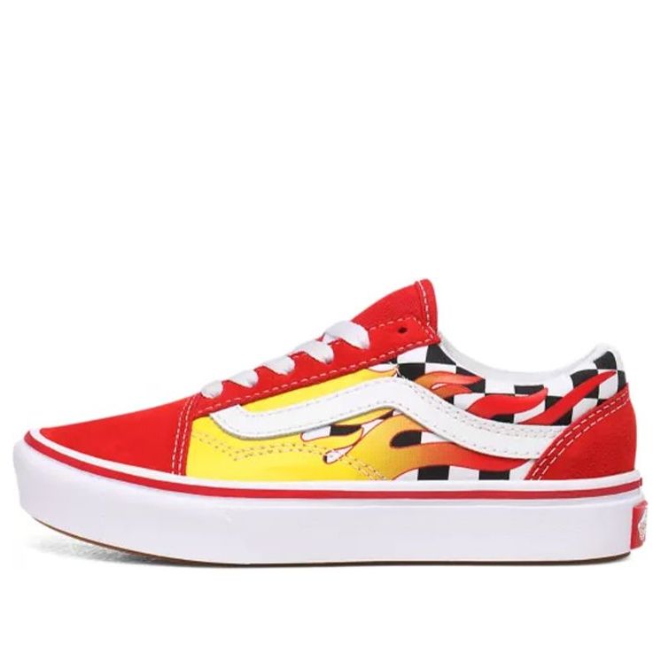 Vans Comfycush Old Skool Kids Checkerboard Red VN0A4UHAXWC