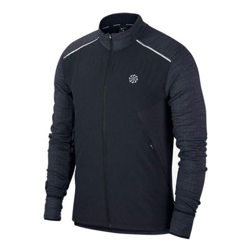 Nike Sphere Basketball Sports Splicing Breathable Stand Collar Jacket Black CJ5681-010
